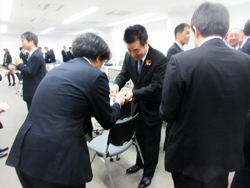 国土交通省に向かい、国道161号の新規事業化に向けての要望を行う
