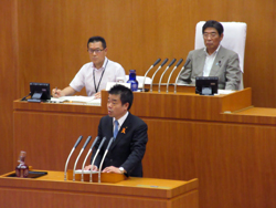 関西広域連合議会で回答