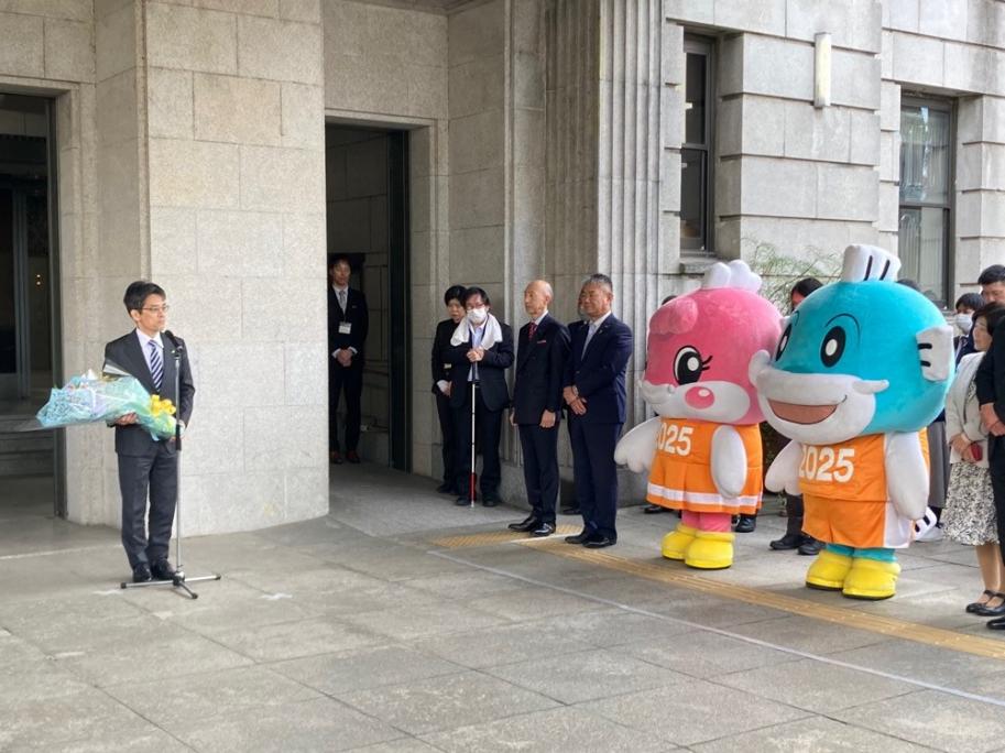 退任セレモニー