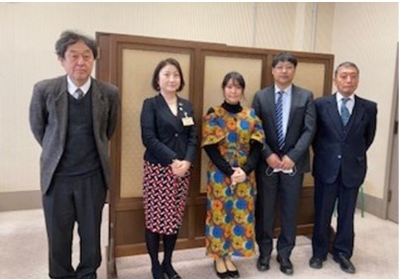 JICA協力隊員帰国後訪問写真