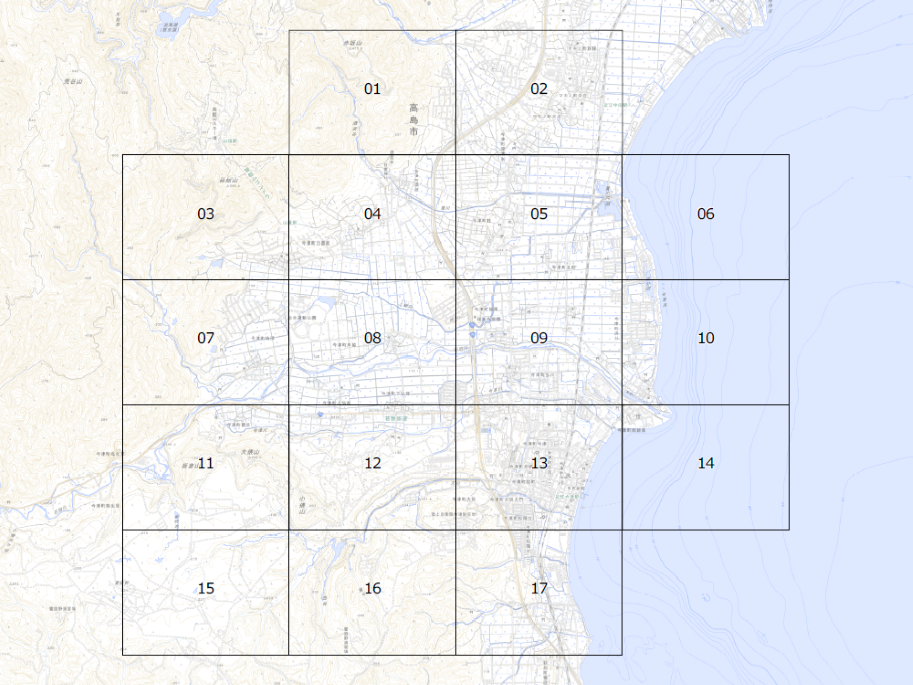 今津地区の地図